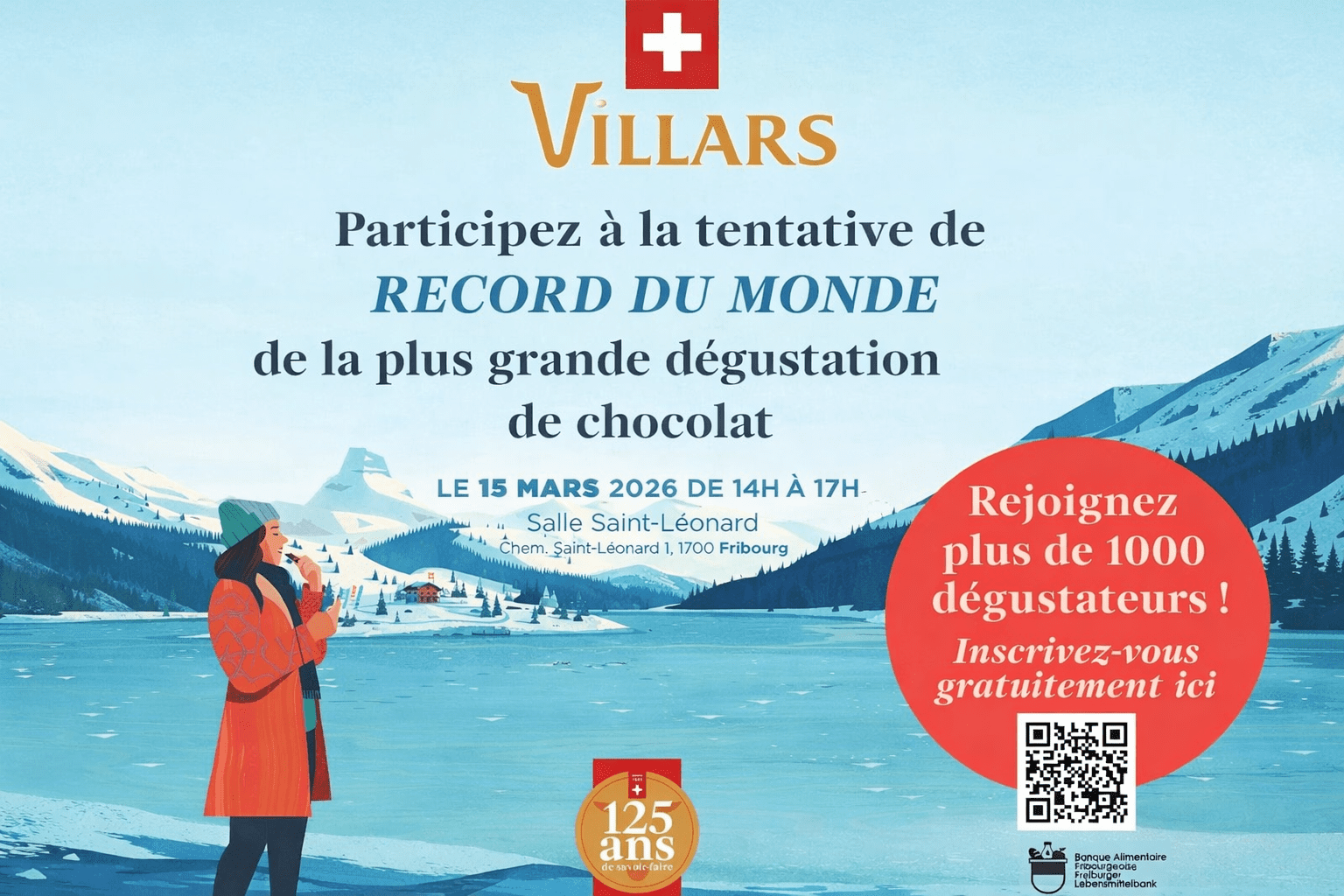 record du monde de la plus grande dégustation synchronisée de chocolat