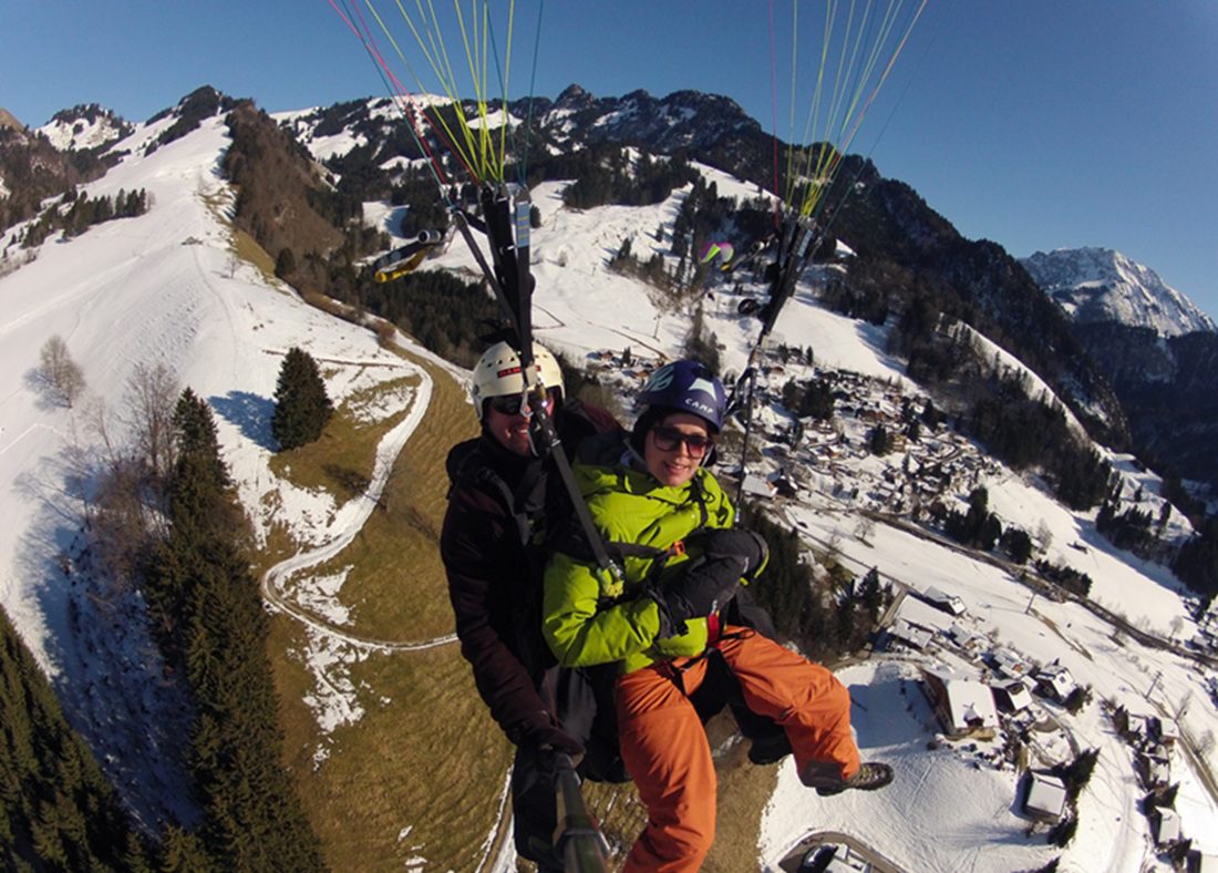 parapente biplace