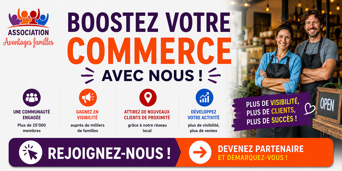 Devenez partenaire Avantages-Familles
